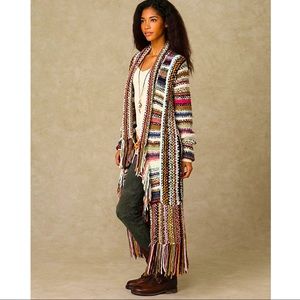 FREE PEOPLE technicolor dreamcoat size S